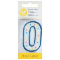 Wilton Birthday Candle, 0, 3 Inch, 1 Each