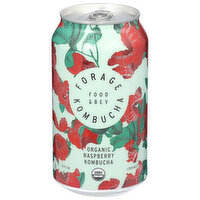 Forage Kombucha Raspberry, 12 Ounce