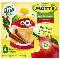Mott's Applesauce Pouches, Cinnamon, 12.7 Ounce