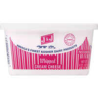J&j Cream Cheese, Whipped, 8 Ounce