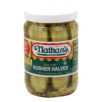 Nathan's Kosher Half Pickle, 32 Ounce