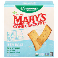 Mary's Gone Real Thin Crackers Sea Salt, 4 Ounce