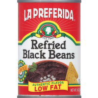 La Preferida Black Beans, Refried, 16 Ounce