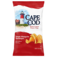 Cape Cod Sweet Mesquite Barbeque Kettle Cooked Potato Chips, 7.5 Ounce