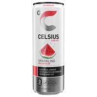 Celsius Energy Drink, Sparkling, Watermelon, 12 Ounce