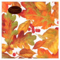 Caspari Cocktail Napkin Autumn Leaves, 20 Each