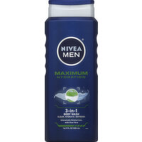 Nivea Men's Maximum Hydration 3in1 Body Wash, 16.9 Ounce