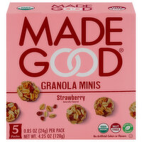 Made Good Granola Minis, Strawberry, 5 Each