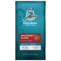Caribou Whole Bean Mahogany Blend, 12 Ounce