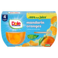 Dole Mandarin Oranges in 100% Fruit Juice, 4 Each