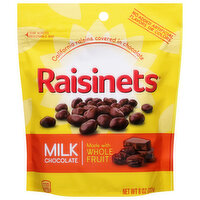 Raisinets Milk Chocolate, 8 Ounce