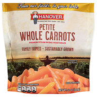 Hanover Petite Whole Carrots Steam in Bag, 12 Ounce