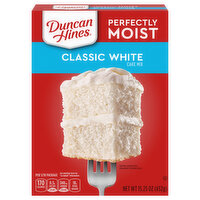 Duncan Hines Cake Mix, Classic White, 15.25 Ounce