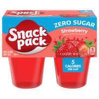 Snack Pack Sugar Free Strawberry Juicy Gels, 4 Each
