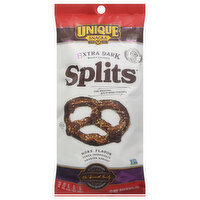 Unique Snacks Split-Open Pretzels, Extra Dark, 11 Ounce