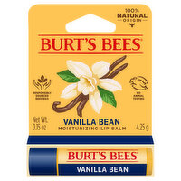 Burts Bees Lip Balm Vanilla Bean, 0.15 Ounce