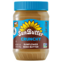 SunButter Sunflower Butter, Natural Crunch, 16 Ounce
