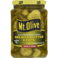 Mt. Olive Old-Fashioned Sweet Bread & Butter Chips, 24 Ounce