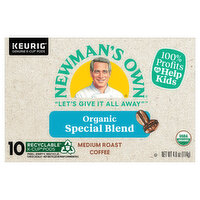 Newmans Own Coffee Kcup Special Blend, 10 Each