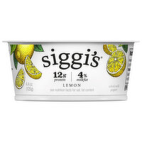 Siggi's Skyr Whole Milk Lemon, 4.4 Ounce
