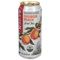 Seven Teas Georgia Peach Iced Tea, 16 Ounce