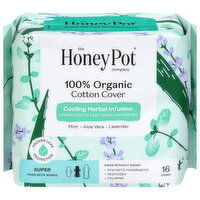 Honey Hot Herbal Super Wing Pads, 16 Each