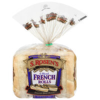 S. Rosen's French Rolls, Sliced, 6 Each
