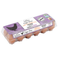 Heinen's Jumbo Brown Cage Free Omega 3 Eggs, 12 Each