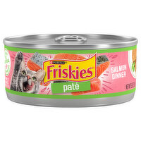 Friskies Pate Wet Cat Food, Salmon Dinner, 5.5 Ounce