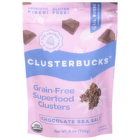 Lil Bucks Chocolate Sea Salt Clusterbucks, 6 Ounce