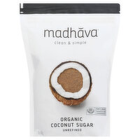 Madhava Organic Coconut Sugar, 16 Ounce