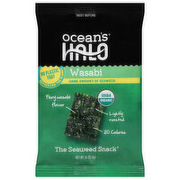 Ocean's Halo Seaweed Snack Wasabi, 0.14 Ounce