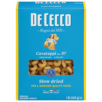De Cecco No.87 Cavatappi, 16 Ounce