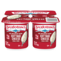 Breakstone's Smooth & Creamy Small Curd Cottage Cheese with 4% Milkfat, 4 Each