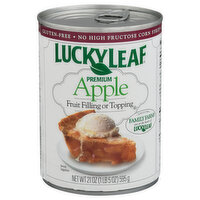 Lucky Leaf Fruit Filling or Topping, Apple, Premium, 21 Ounce