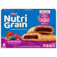 Kellogg's Nutri Grain Bars Apple Mixed Berry, 8 Each