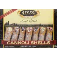 Alessi Cannoli Shells, Sicilian Style, 4 Ounce