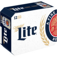 Miller Lite Beer, 12 Each
