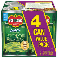 Del Monte French Style Green Beans, 4 Each