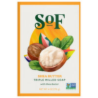 South of France Oval Soap, French Milled, Shea Butter, 6 Ounce