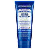 Dr Bronners Shave Soap Peppermint, 7 Fluid ounce