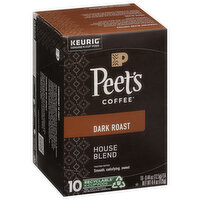Peets Coffee Kcup House Blend, 10 Each