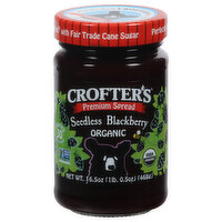 Crofter's Premium Spread Seedless Blackberry, 16.5 Ounce
