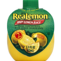 ReaLemon 100% Lemon Juice, 2.5 Ounce