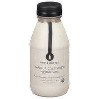 Pop & Bottle Vanilla Cold Brew Almond Latte, 11 Ounce