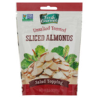 Fresh Gourmet No Salt Toasted Sliced Almonds, 3.5 Ounce