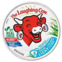 The Laughing Cow Cheese Wedges Light, 5.43 Ounce