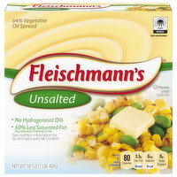 Fleischmann's Margarine Unsalted Sticks, 16 Ounce
