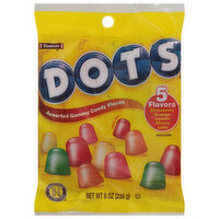 Tootsie Strawberry, Orange, Lemon, Cherry, Lime Assorted Gummy Candy Pieces, 8 Ounce