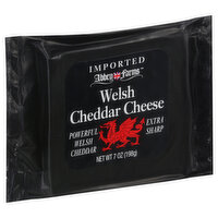 Abbey Farms Extra Sharp Welsh Cheddar, 7 Ounce